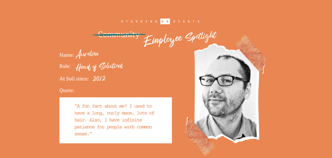 Employee Spotlight Aurelien Poma