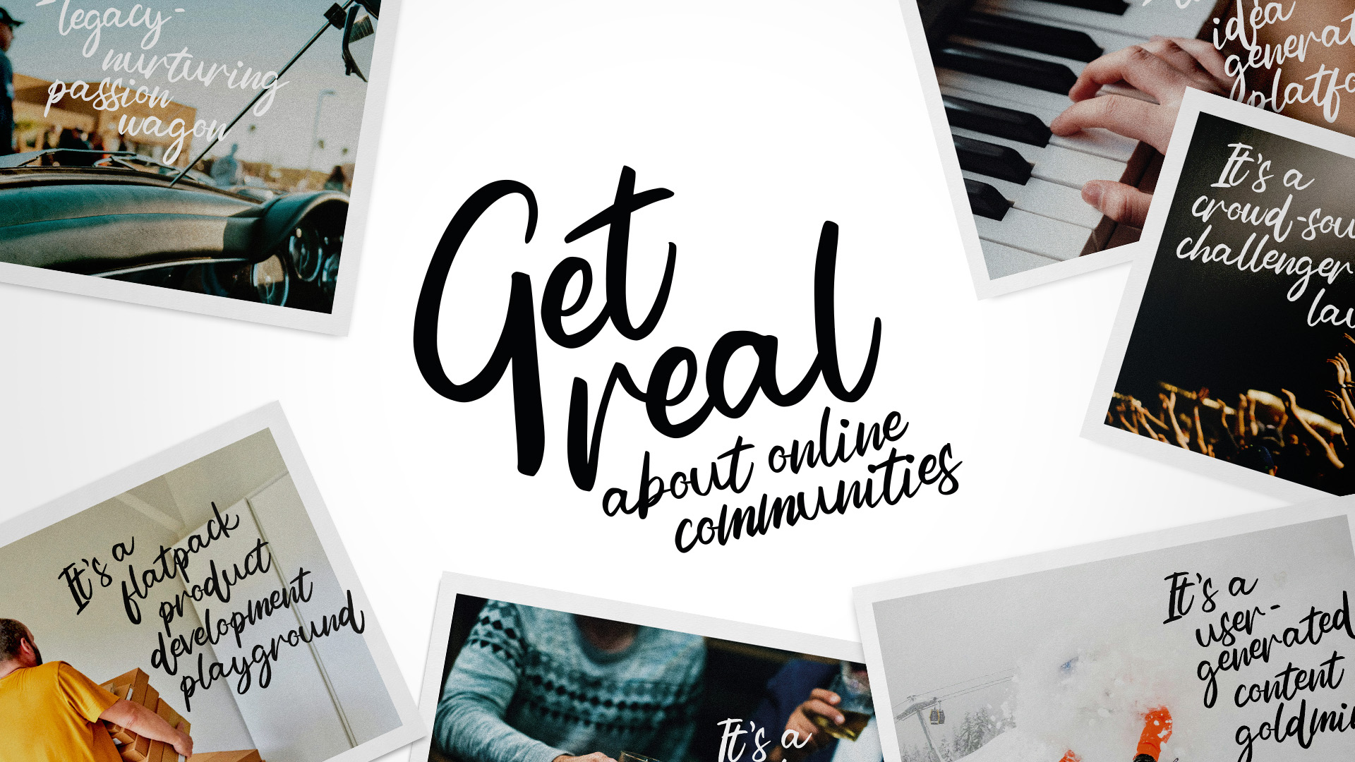 Get real about online communities